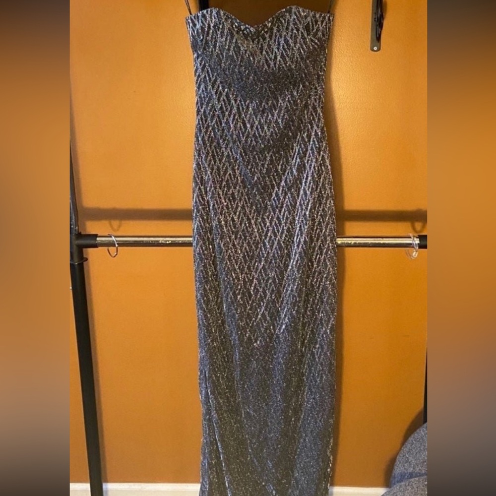 Formal black gown